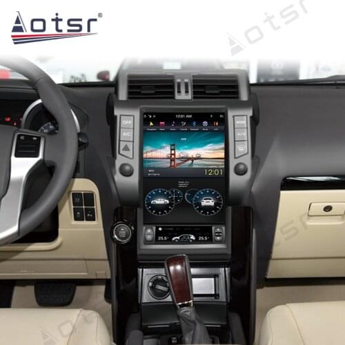 Aorts 13.6" Tesla Style PX6 Android 9.0 64GB Car Radio Player Auto Stereo GPS Navigation For TOYOTA Land Cruiser Prado 150 2010