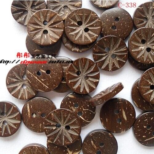 13mm, Natural coconut buttons,Accssories sewing (c-338)