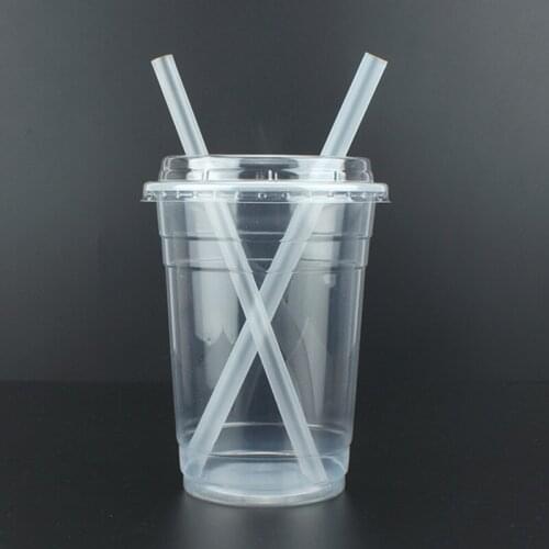 50pcs 1000ml large transparent disposable milk tea cold drink plastic cups party favor juice coffee beverage cup with lid