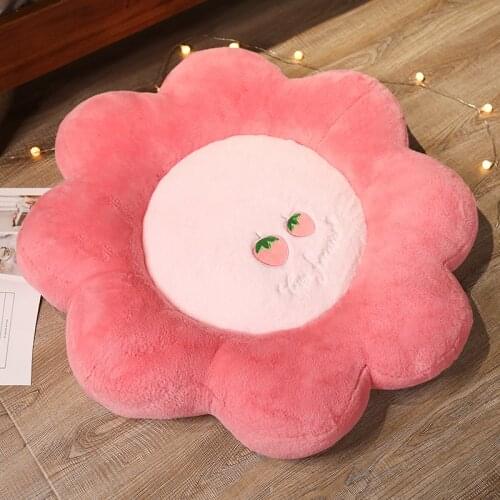 Sunflower Plush Pillows for Chairs Flower Sun Flower Stuffed Doll Cat Pet Cushion Mat Home Bedroom Car Restaurant Decor Present