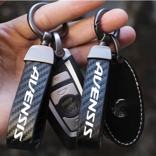 Car Accessories Key Chains Keychain Holder Key Ring Lanyard for Keys for Toyota Avensis t25 t27 Accessories Car Styling