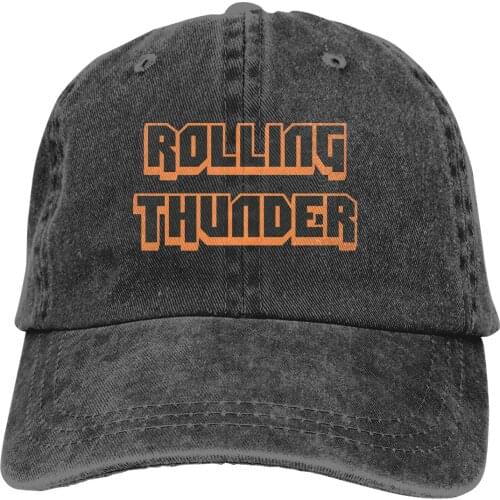 Adjustable Solid Color Baseball Cap Rolling Thunder Washed Cotton Haikyuu Volleyball Club Sports Boys Sports Woman Hat
