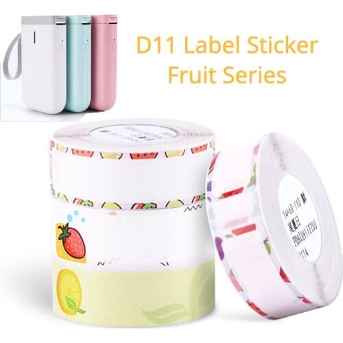 Niimbot D11 Label Printer Paper Kindergarten Childrens Name Sticker Waterproof Stationery Thermal Labels Self Adhesive papers