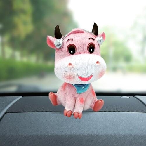 Car Dashboard Decor Nodding Toy Ornament Doll Car Car Interior Furnishings