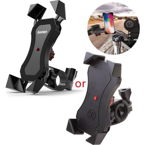 124B Bicycle Mobile Phone Holder Universal Motorcycle Smartphone Mount Support Stand Mountain Road Bike Bracket