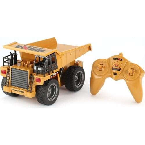 HUINA Toys 1540 540 1/18 6CH Alloy RC Dump Trucks Engineering Construction Car Remote Control Vehicle Toy RTR Boy Gift
