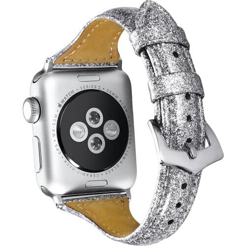 Promotion leather loop for Apple Watch Band 42MM 38MM 40mm 44mm for iWatch Strap Sports Buckle series 1 2 3 4 5 6 se