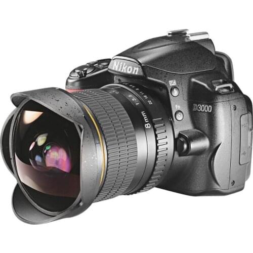 JINTU 8mm Wide Angel Lens Macro Lens for Canon EF-Mount EOS 90D, 80D, 77D, 70D, 60D, 50D, 7D, 6D, 5D, 5DS, 1DS, T8, T8i, T7i