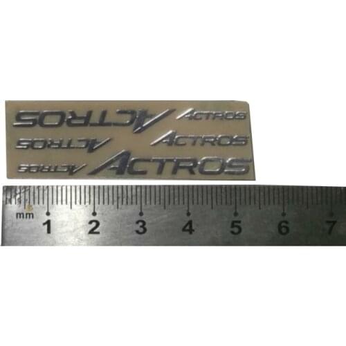 Metal Stickers Paster for 1/14 Tamiya RC Truck Car ACTROS 3363 1851 AROCS 3348 Diy Benz Parts