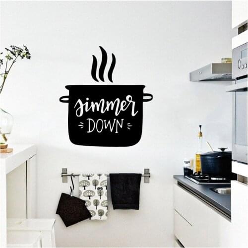 Cartoon kitchen Vinyl Decals Wall Stickers For Kids Rooms Decoration Wall Decoration Murals