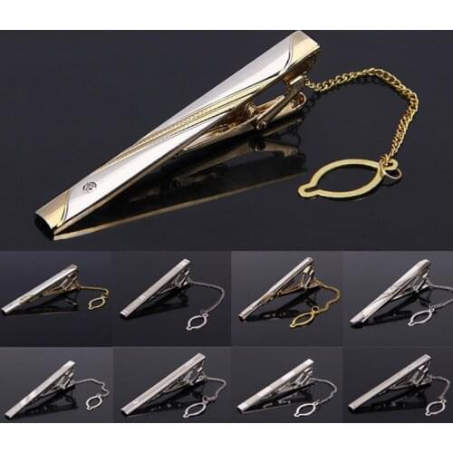 MenS Suit Tie Clip Hot Sale Stylish Korean Style Simple Tie Clip High-Grade Metal Sandblasted Gold Classic Tie Clip Accessory