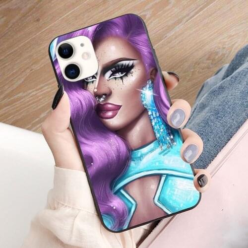 RuPauls Drag Race soft TPU border phone case for iphone 11PRO 11PROMAX 11 X XS XR XSMAX 6 plus 7 7plus 8 8plus cover