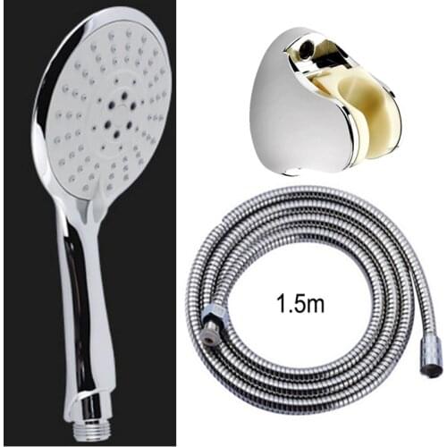 Shower Head Set Handheld Multiple Adjustable Functions Rain Water-saving Showerhead Bath Shower Head With Large Mirror Surface