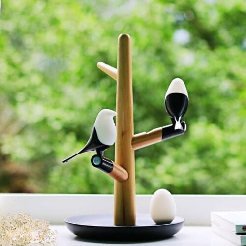Novelty Light Bird and Eggs Night Light Intelligent Induction LED Desk Lamp USB Charger LED Light for Home Decor Birthday Gifts