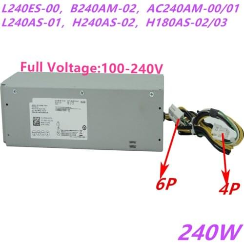New PSU For Dell 5050 7050 3250 3660 3667 240W Power Supply L240ES-00 L240AM-01 AC240AM-00/01 L240AS-01 H240AS-02 H240ES-02