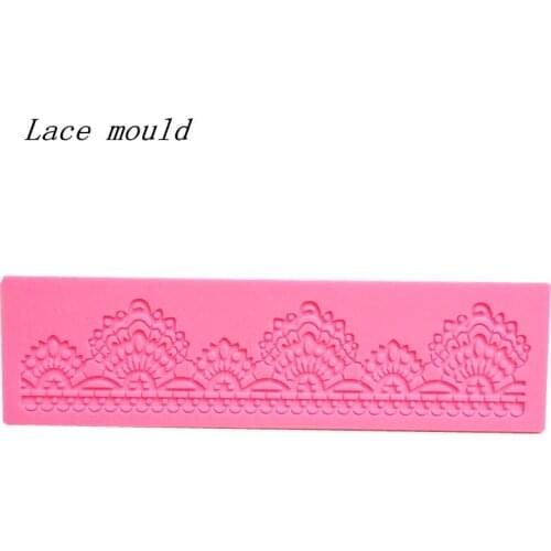 Wholesale Silicone Mold Floral butterfly lace mat decorating cake border Sugar lace mold Fondant cake mold