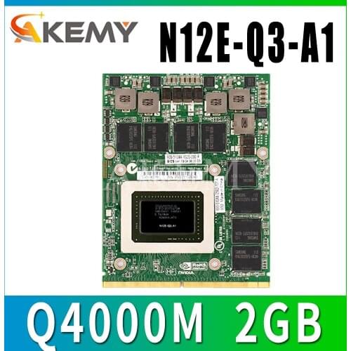 Q4000M GDDR5 2GB Video Graphics Card With X-Bracket N12E-Q3-A1 For DELL M6600 M15X For HP 8740W 8760W 100% Test OK