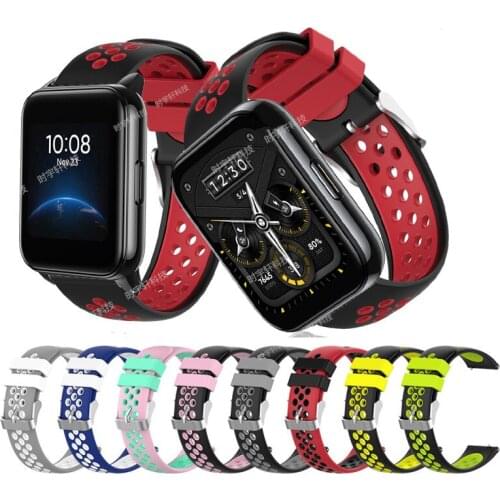 20mm 22mm Sport Watchband For Realme Watch 2/2 Pro Strap Replacement Bracelet Wristband For Realme Watch/Watch S/S Pro ремешок