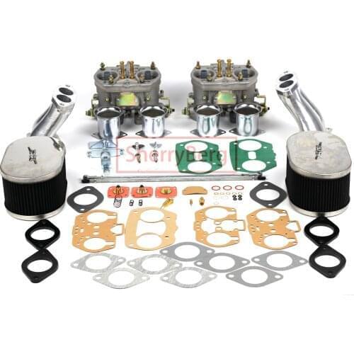 SherryBerg Carburetor Conversion Kit Weber 40mm Dual 40IDF Carb Kit for VW Beetle Porsche T1 Air Cooled Up to 1800 Type 1 Tall