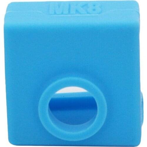 Tronxy 3D Printer Parts MK8 20*20*10mm Protective Silicone Sock Cover Case For Heater Block MK8 Silicone Hot End Sock