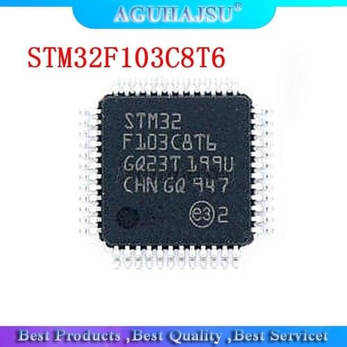 1PCS STM32F103C8T6 STM32F103RFT6 STM32F103RGT6 STM32F105RBT6 STM32F105RCT6 STM32F103CBT6 QFP new and original IC