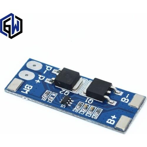 10pcs 2 series 7.4V lithium battery protection board 8A working current 15A current limit/Overcharge discharge protection