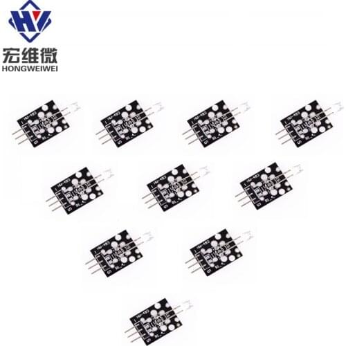 10pcs KY-005 3pin Remote Control Infrared Emission Sensor Module for Arduino Sensor KIT Starter DIY IR Transmitter Tube Module