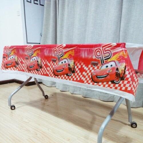 108cm*180cm cars theme tablecloth Party Supplies TableCloth Favor Kid Birthday Party Festival Decoration