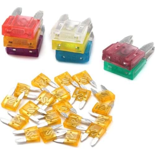 160PCS Standard Automobile Car Security Fuse Auto Car Blade Fuse Assortment Kit 3/5/10/15/20/25/30/40A Using For Small-sized Car