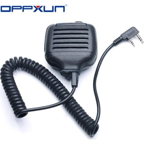2 Pin K Type KMC-17 PTT Mic Speaker KMC17 For Kenwood TK-208 TK-220 TK-240 Baofeng UV-5R 888S UV-82 UV-T8 HYT Walkie Talkie