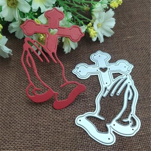Metal Cutting Dies Vine Cross Bless Stencils For DIY Scrapbooking Decorative Embossing Handcraft Die Cutting Template