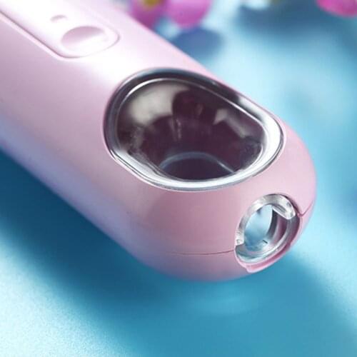 22ML Mini Nano Mister Spray Bottle Battery Operated Facial Steamer Moisturizing Ultrasonic Handheld Atomizer Portable Beauty