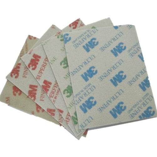 3M Sponge Sandpaper Sanding and polishing the plastic shell up to sandpaper 1200-1500/800-1000/500-600 Grit 026000260102602
