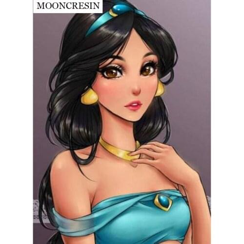 5D Diamond Painting Full Drill Crystal Rhinestone Diamond Embroidery Cross Stitch Mosaic Princess Girl Gift Craft Art Decorative