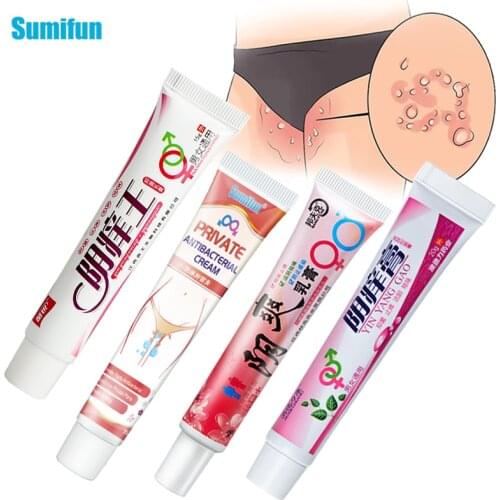4 Styles Remove Odor Cream Herbal Antibacterial Ointment Pruritus Dermatitis Genital Vulva Itching Thigh Inside Itch Private Oil