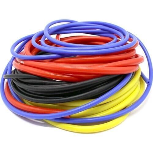 Car silicone vacuum hose 1 meter 3mm/4mm/6mm/8mm vacuum pipe vacuum silicone hose tube pipe four colors
