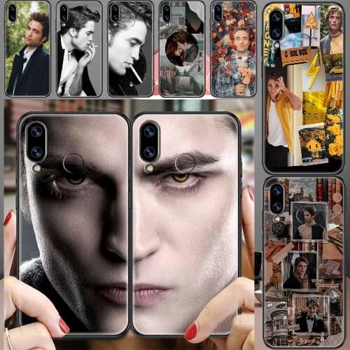 Robert Pattinson Edward Cullen Phone case For Huawei Honor 6 7 8 9 10 10i 20 A C X Lite Pro Play black pretty prime art funda