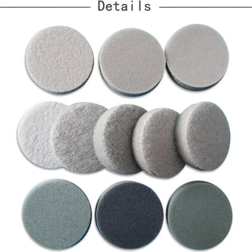 Flocking Sponge Sandpaper Round Self-adhesive Back 300 - 3000 Grit Dry Water Sanding Paper 1 Inch Polishing Grinding Tool