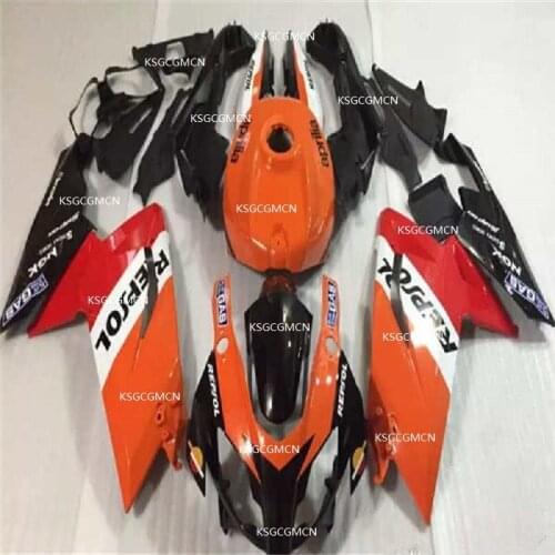 Injection For Aprilia RS125 06 07 08 09 10 11 RS-125 RSV125 RS4 RS125 Repsol orange 2006 2007 2008 2009 2010 2011 Fairing