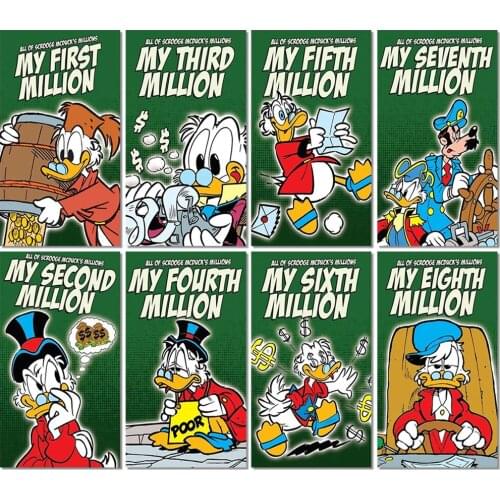 5d Diy Full Diamond Painting Kit Donald Duck Poster Picture Disney Cartoon Mosaic Cross Stitch Home Corridor Bedroom Decoration