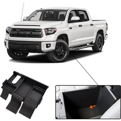 Car Armrest Storage Box Center Console Container Organizer Tray For Toyota Tundra 2014 2015 2016 2017 2018 Interior Accessories