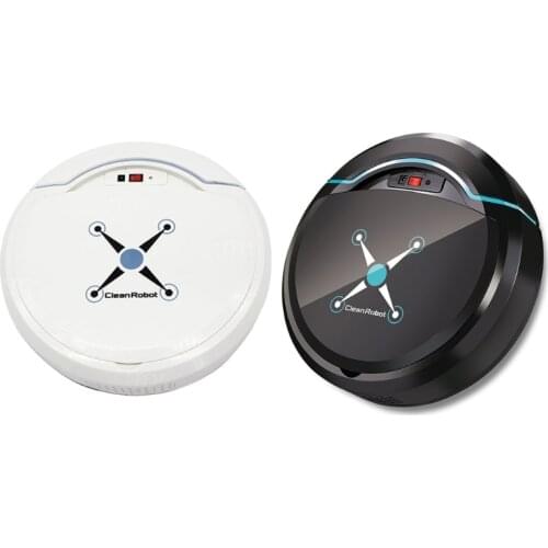 Mini Wireless Auto Robotic Vacuums with Large Capacity Sealed Dust Box Smart Cleaning Path Design for All Flat Floor