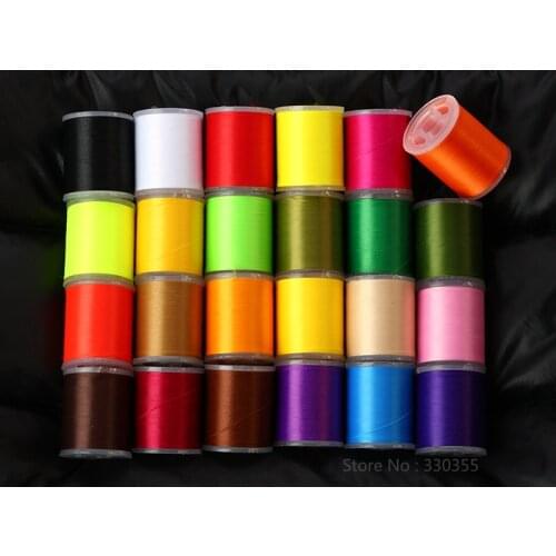 Fly Tying Thread 150 Denier 24 Colors Kits, Spools Lures Materials