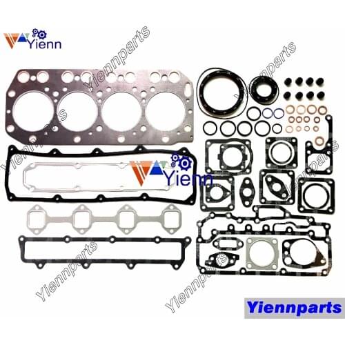 For Yanmar 4TN100 4TN100T Full Overhaul Gasket Set & Head Gasket For CA1200 Tractor 4TN100 Engine Spare Parts