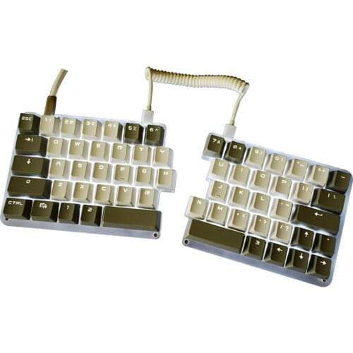 24 Macro 62 Programmable Split Mechanical Keyboard For Windows MacOS Combinational Key Hot Key 2 Parts Keyboards With Softaware
