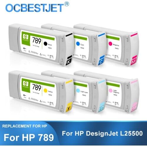 [Third Party Brand] For HP 789 Replacement Ink Cartridge With Latex Ink For HP Designjet L25500 Printer (6 Colors Available)
