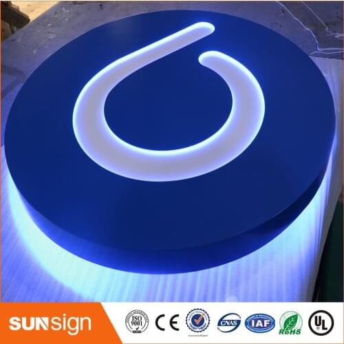 Illuminated signs LED light box letters signage for USA