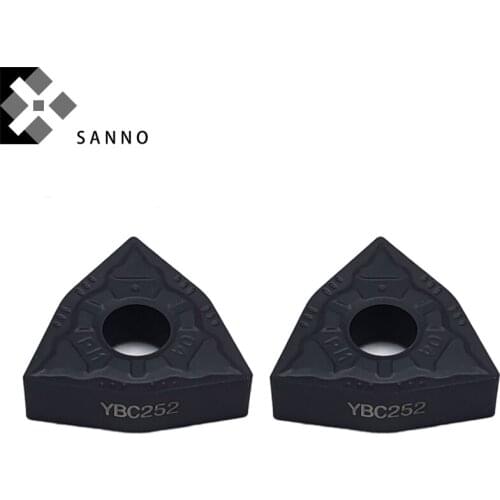 WNMG080408-PM YBC251 / YBC252 cnc tungsten carbide turning inserts hex external turning turning blade
