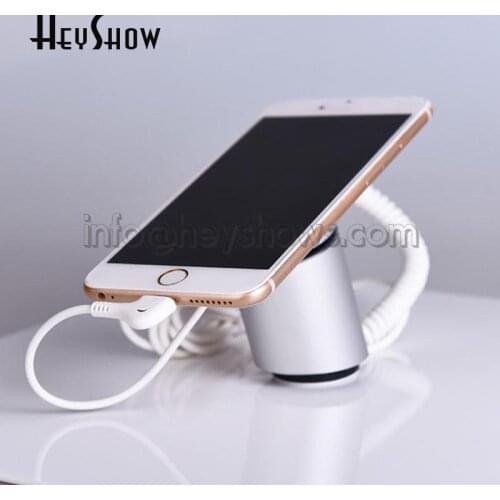 Mobile Phone Security Stand iphone Display Burglar Alarm Cell Phone Anti Theft Holder Charging For Retail Apple Shop Protection