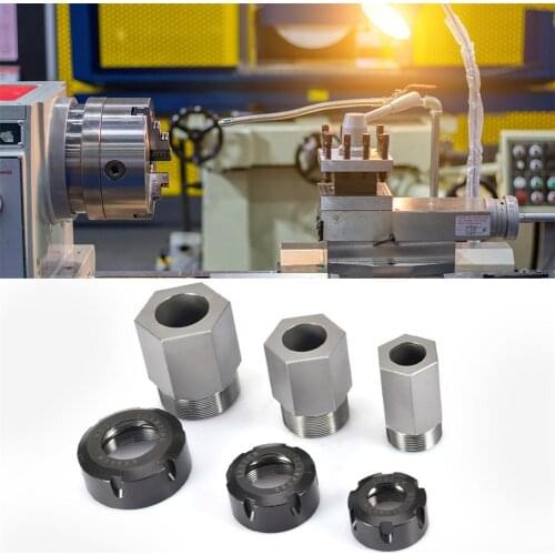 Hard Steel Hex ER25/ER32/ER40 Nut Collet Collet Chuck Block CNC Lathe Tool Holder Rim Worker Tools